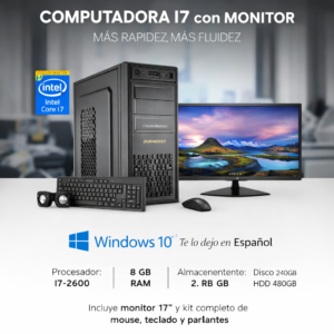 COMPUTADOR i7 DE MESA COMPLETA