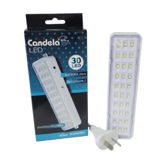 LUZ DE EMERGENCIA 30LED RECARGABLE