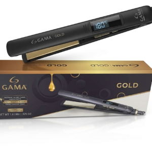 PLANCHITA DE PELO GAMA ITALY ELEGANCE LED GOLD