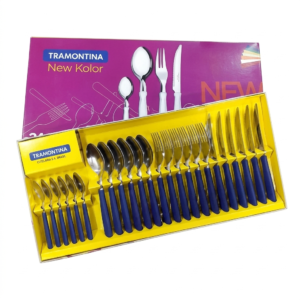 SET DE CUBIERTOS TRAMONTINA NEW KOLOR X24