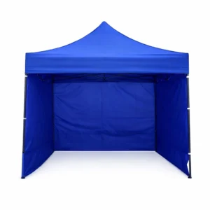 GAZEBO KANJI AZUL CON PAREDES CIEGAS 3X3