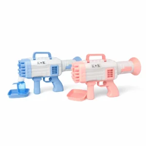 PISTOLA BURBUJERO COLOR ROSA Y CELESTE